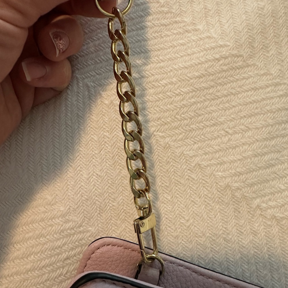 Gianni Bini Purple and Gold Crossbody Bag with Ornate Clasp - Picture 8 of 8